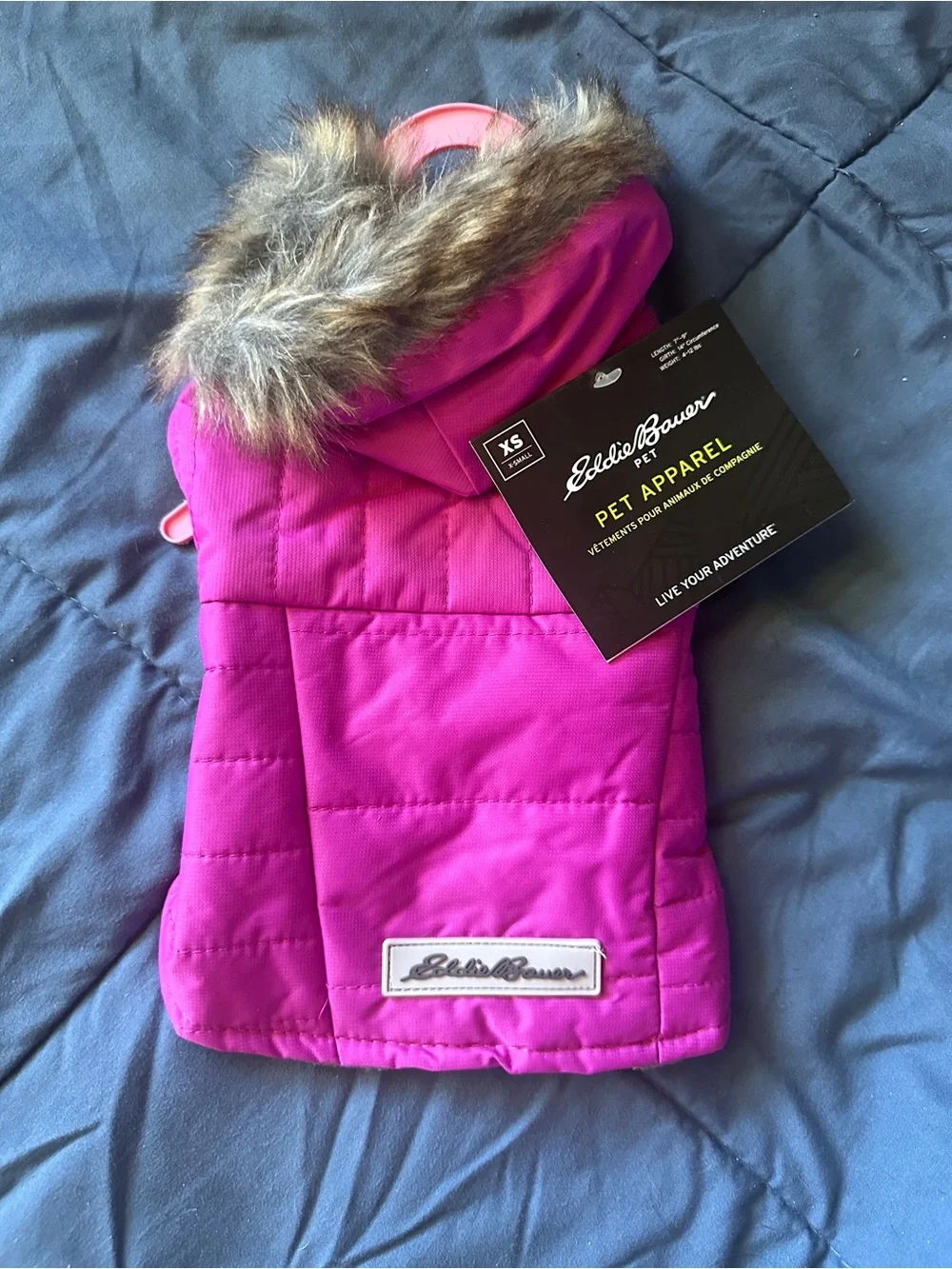 Dog jacket extra small